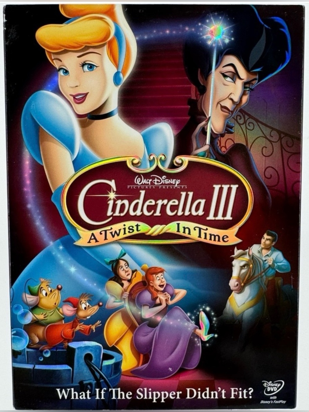 Cinderella III: A Twist in Time on DVD with Slipcover.